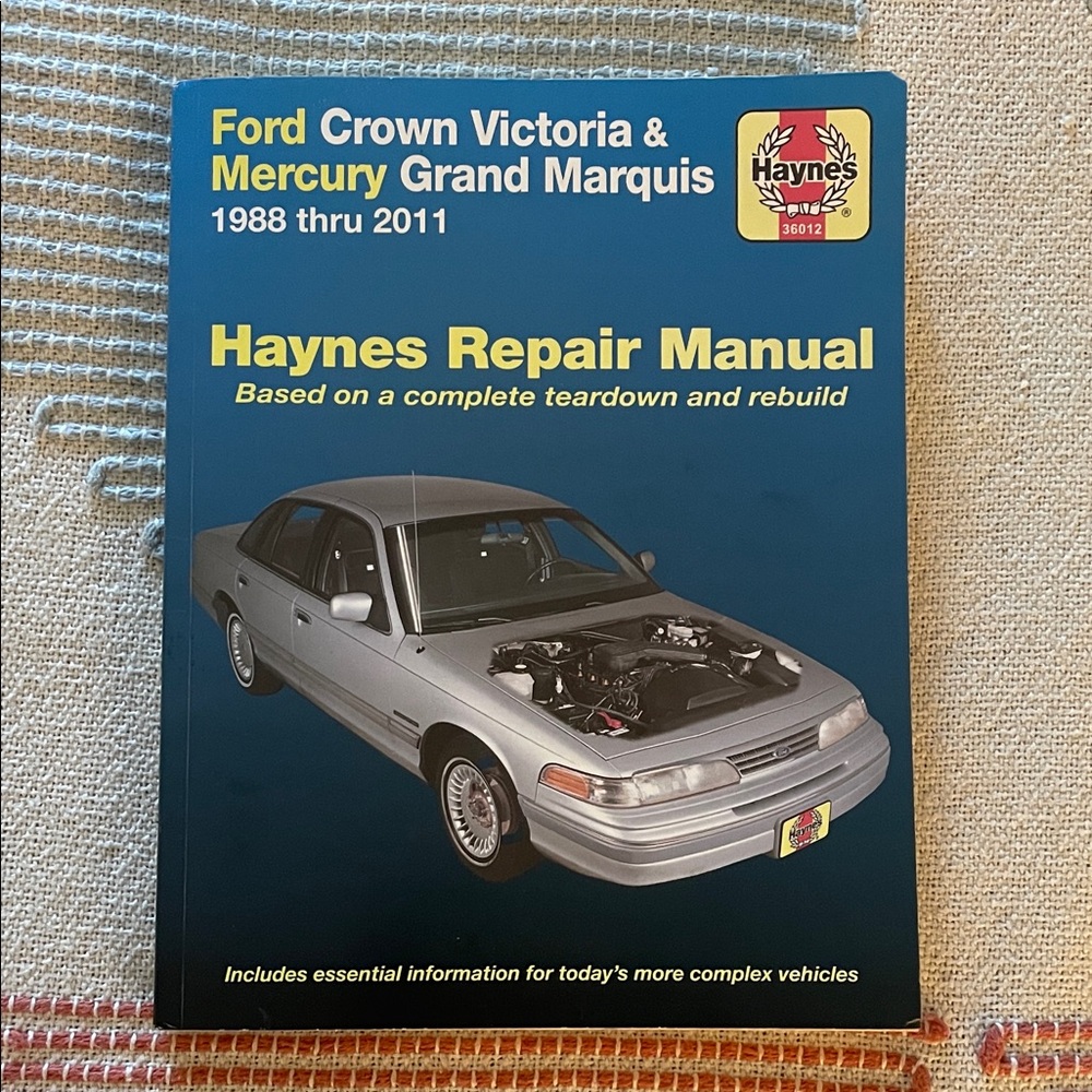 1988-2011 Ford Crown Victoria Grand Marquis Haynes Repair Service Manual 1952